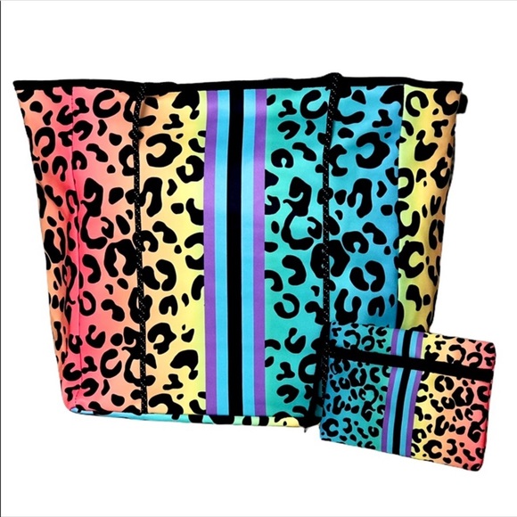 ❗️NEW❗️Vibrant Color Tote - Picture 2 of 9